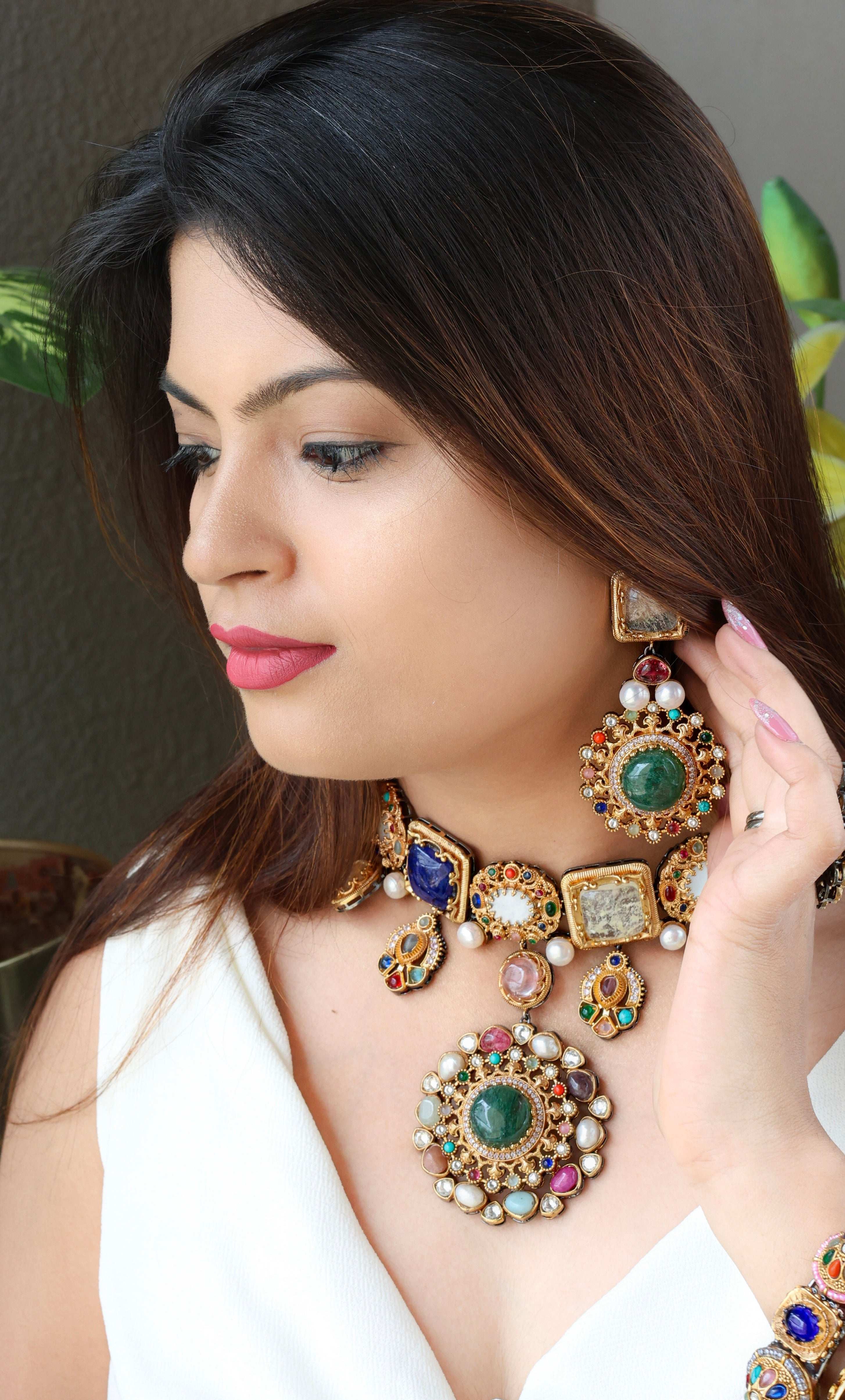 Royal Radiance choker ( Sabya Inspired)